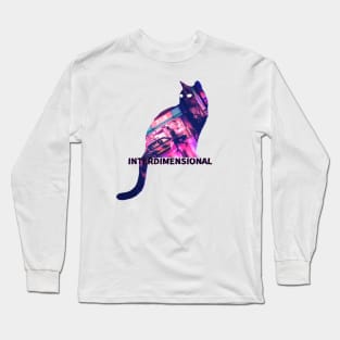 INTERDIMENSIONAL Cat #4 Light Colors Long Sleeve T-Shirt